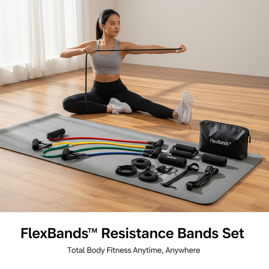 FlexBands™ Resistance Bands Set – Total Body Fitness Anytime, Anywhere
