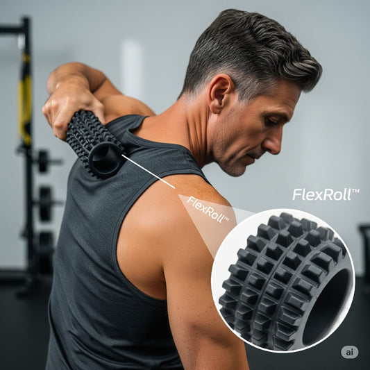 FlexRoll™ Deep Tissue Massage Roller – Unwind, Recover & Perform Better