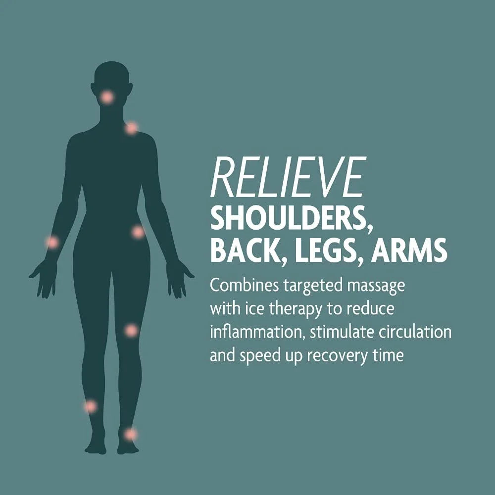 FlexVibe IceRoll™ – 360° Stainless Steel Massage Ball - Soothe Soreness. Enhance Recovery. Anytime, Anywhere.