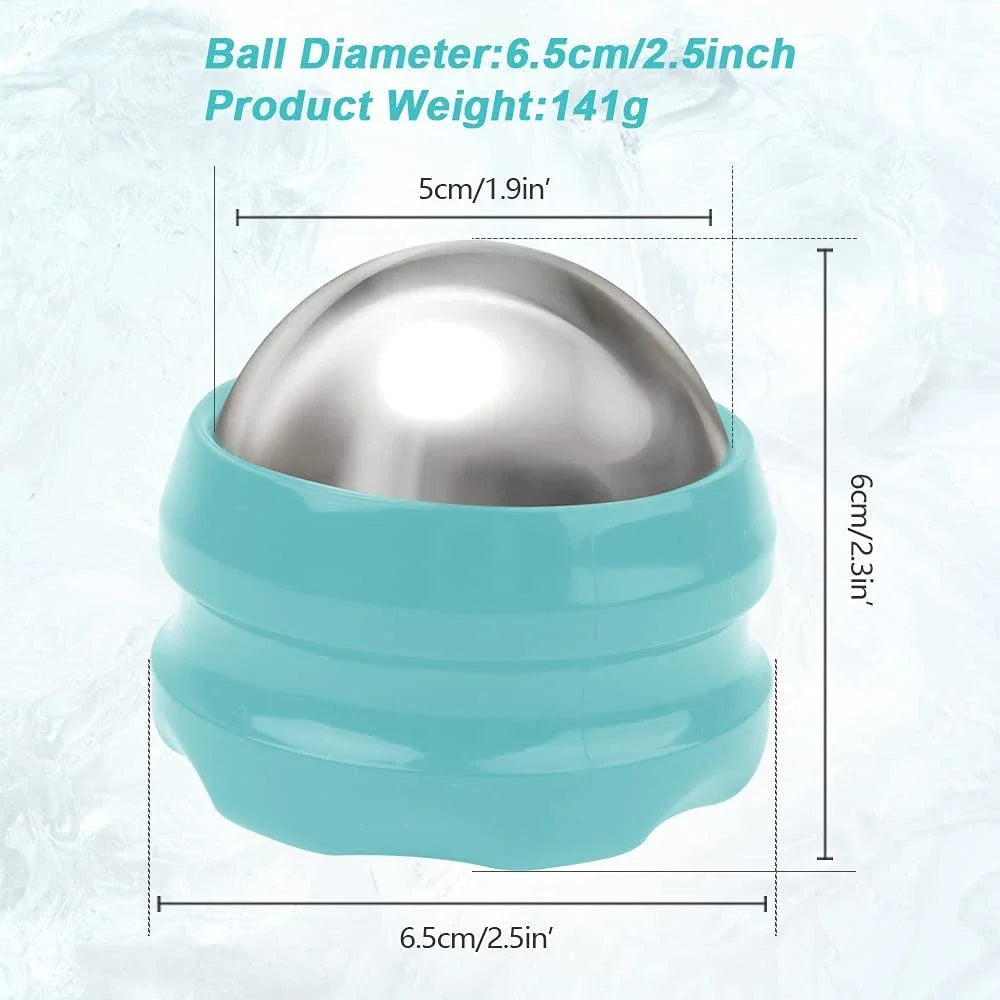 FlexVibe IceRoll™ – 360° Stainless Steel Massage Ball - Soothe Soreness. Enhance Recovery. Anytime, Anywhere.