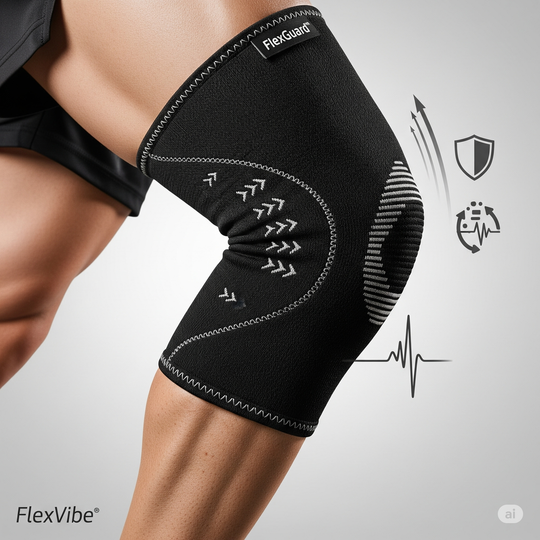 FlexGuard™ Compression Knee Sleeve – Support, Stability & Recovery in One Wrap
