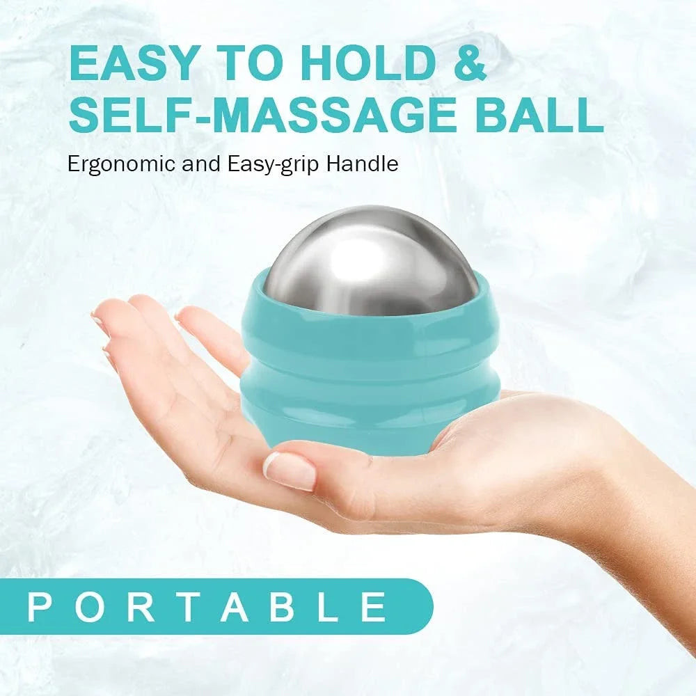 FlexVibe IceRoll™ – 360° Stainless Steel Massage Ball - Soothe Soreness. Enhance Recovery. Anytime, Anywhere.